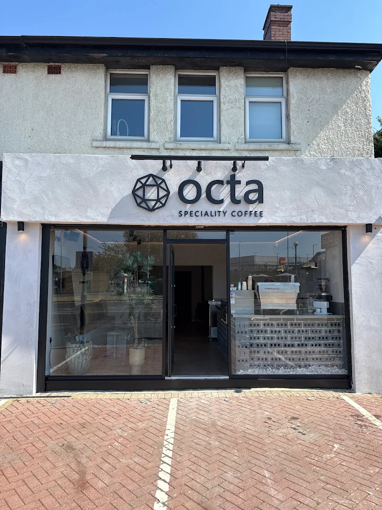 Octa Speciality Coffee storefront at 1470 Leeds Road.